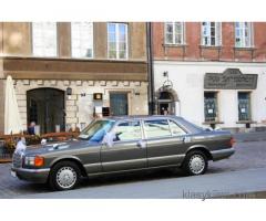 MERCEDES W126 SEL S-KLASA LONG samochód do ślubu